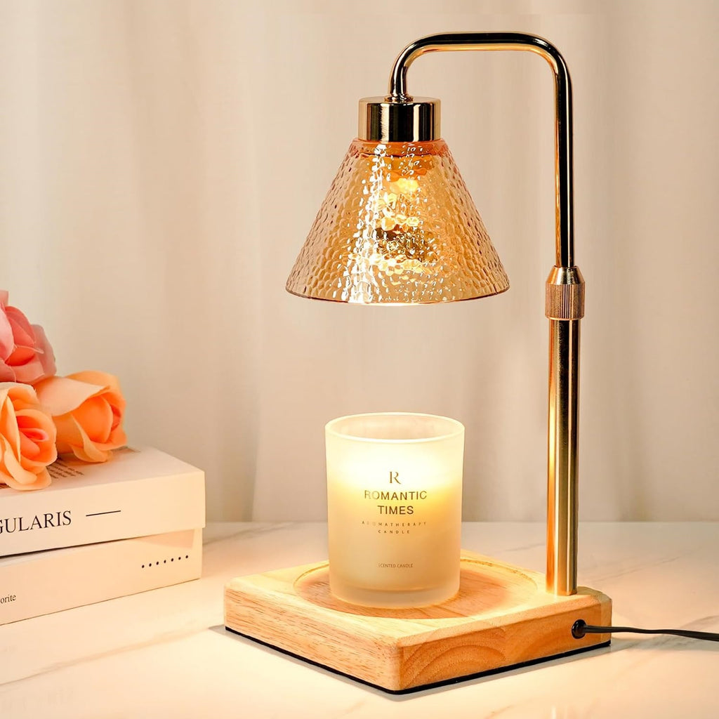 Bougie moderne avec minuterie et lampe à cire variable