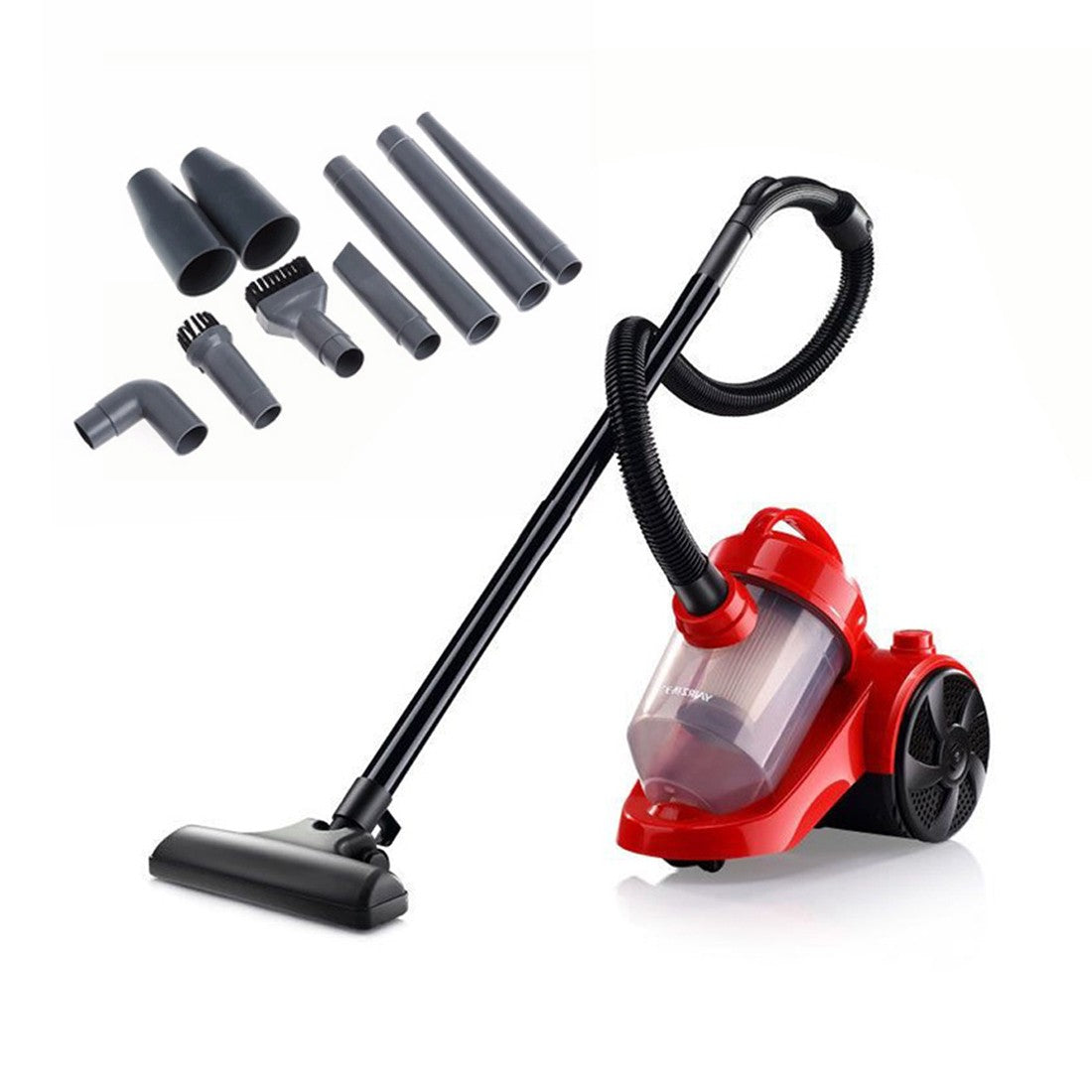 9PCS Red Black Multifunction Vacuum Dust Detector with UK Motor