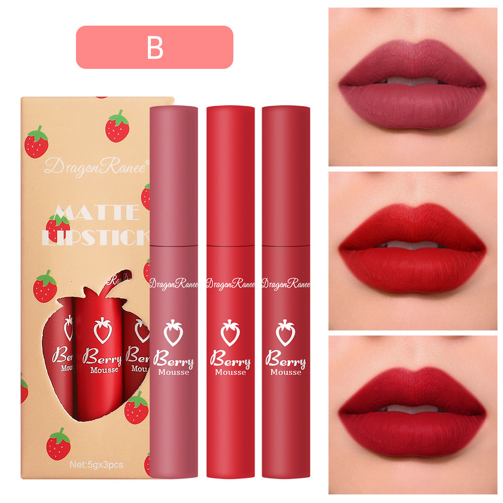 Velvet Matte Lip Glaze Lipstick Gloss pour les femmes