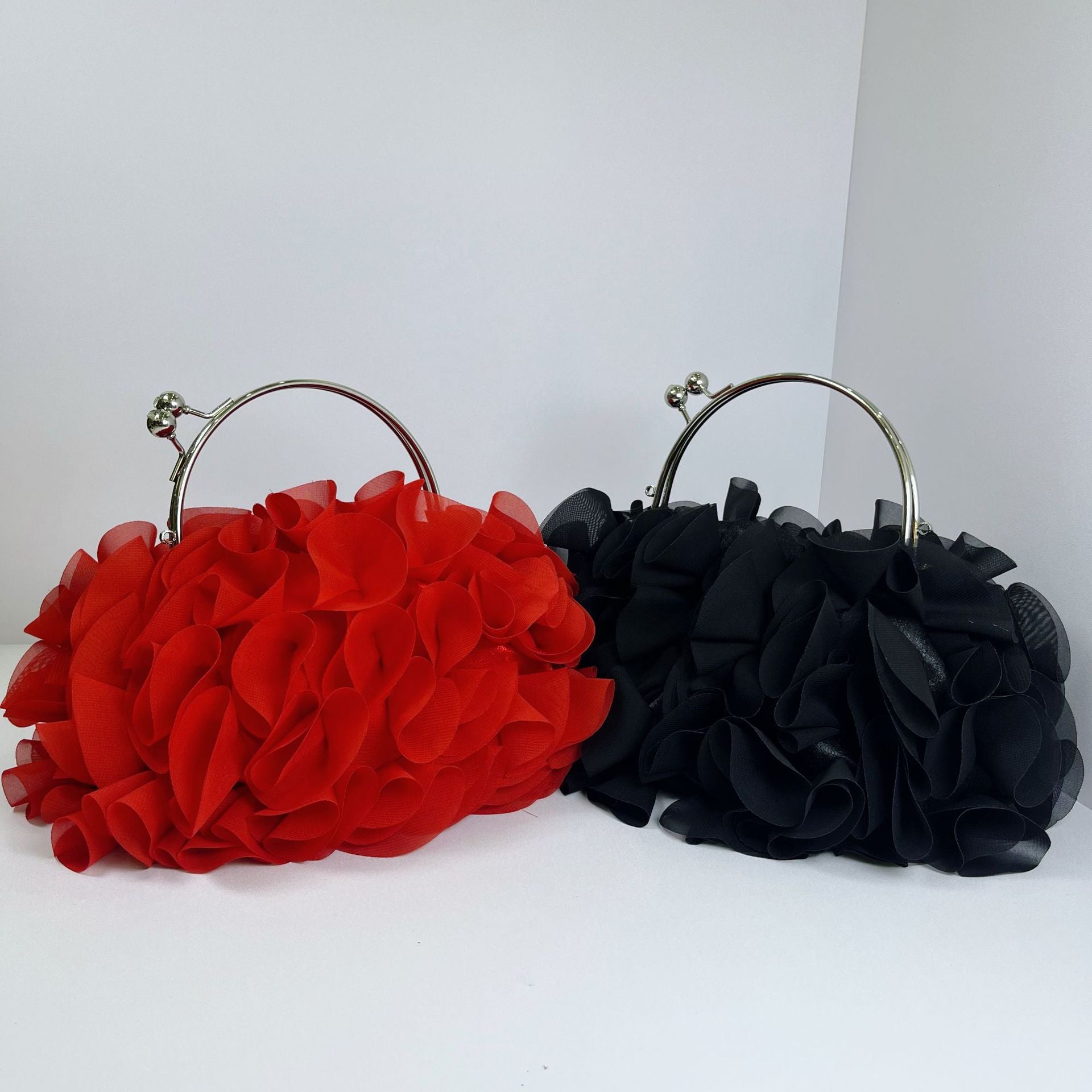 Sac à main en dentelle à trois dimensions pour femmes