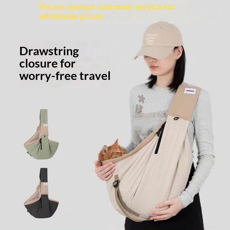 Pet Outing Tote Crossbody Carrier Sac à épaule portable Petit chien voyage