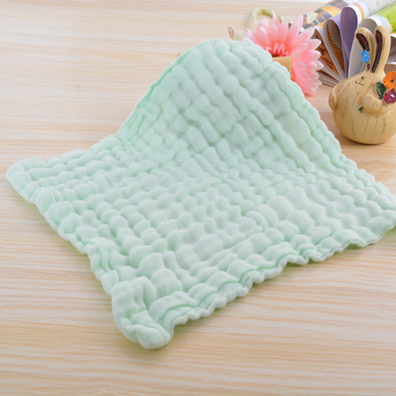 Serviette carrée Gauze Seersucker à six couches Infant Petite tour