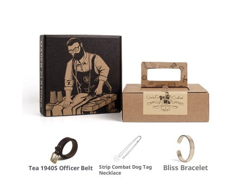 Ceinture américaine en cuir de haute qualité pratique pour homme