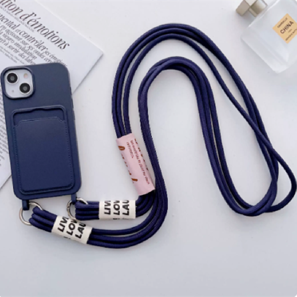 Étui téléphonique avec lanière amovible