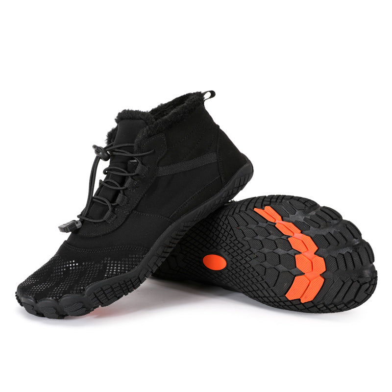 Hiver en plein air Sports Cycling Chaussures de randonnée imperméables à l'eau, revêtues de polaire