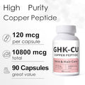 Supplément peptide de cuivre Capsules de cheveux et de peau