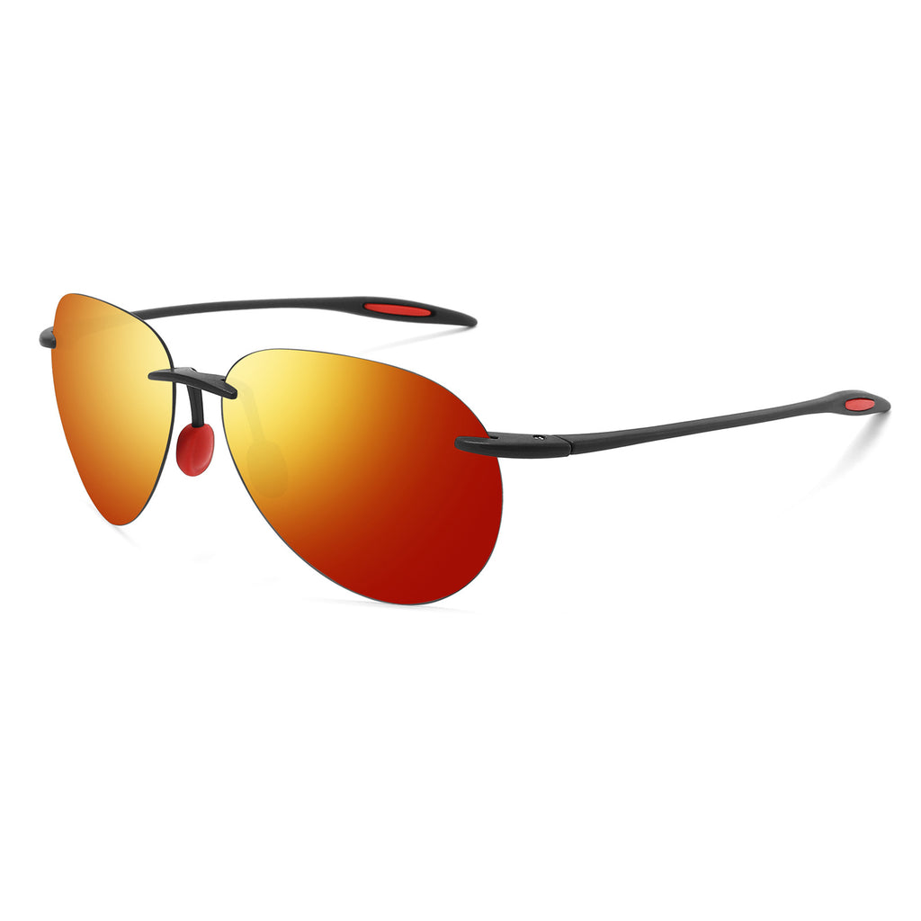 Lunettes de soleil rétro polarisé ultra-légères