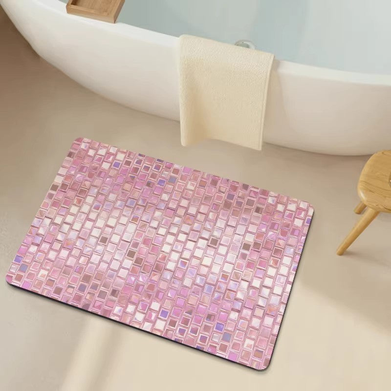 Tapis de porte à séchage rapide Dirt- et résistant aux rayures Tapis de pied Diatomées Terre tapis