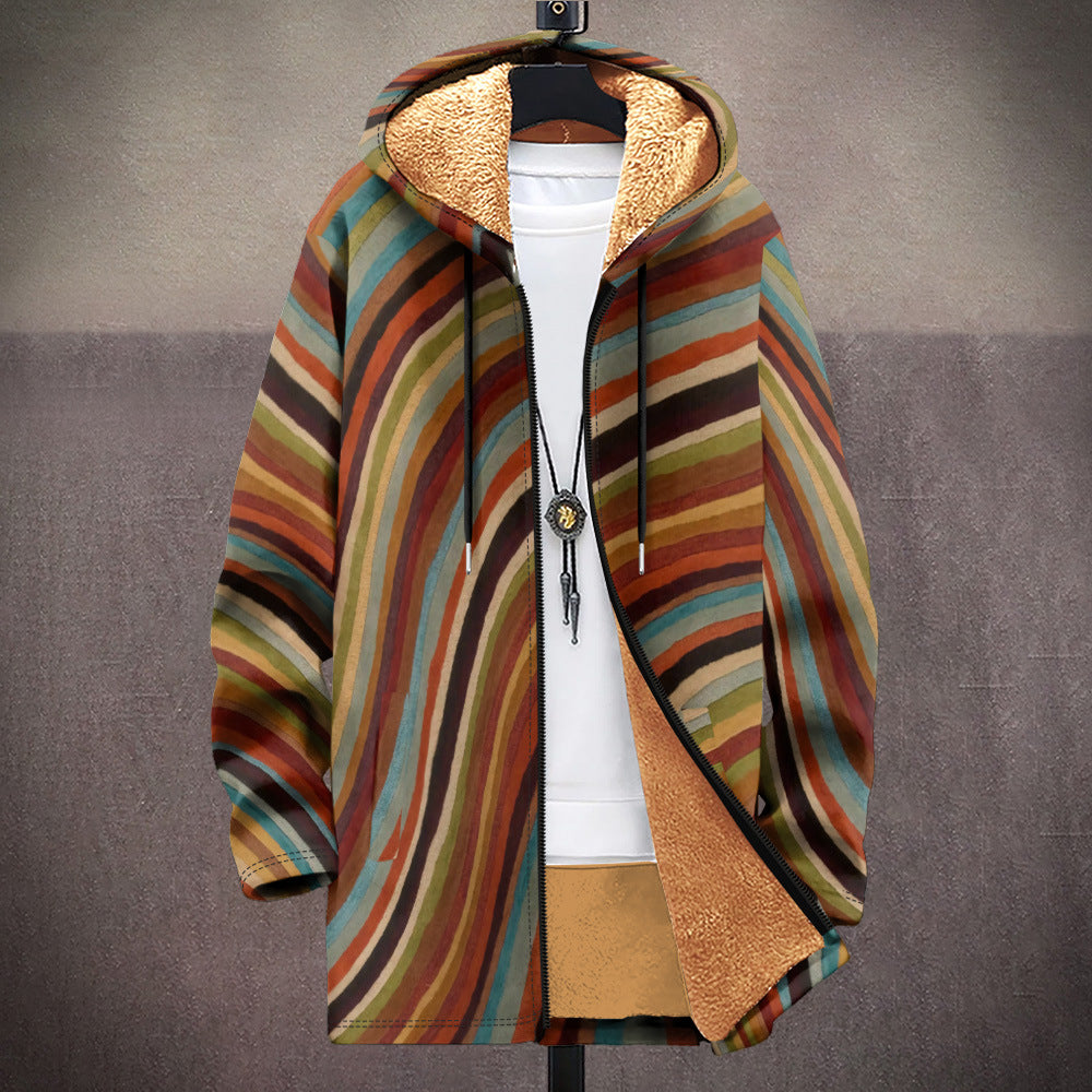 Cardigan à capuche épais vêtements d'hiver