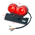 Feu de queue LED modifié de moto