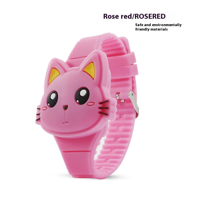 Epoxy LED Cartoon Enfants Montre