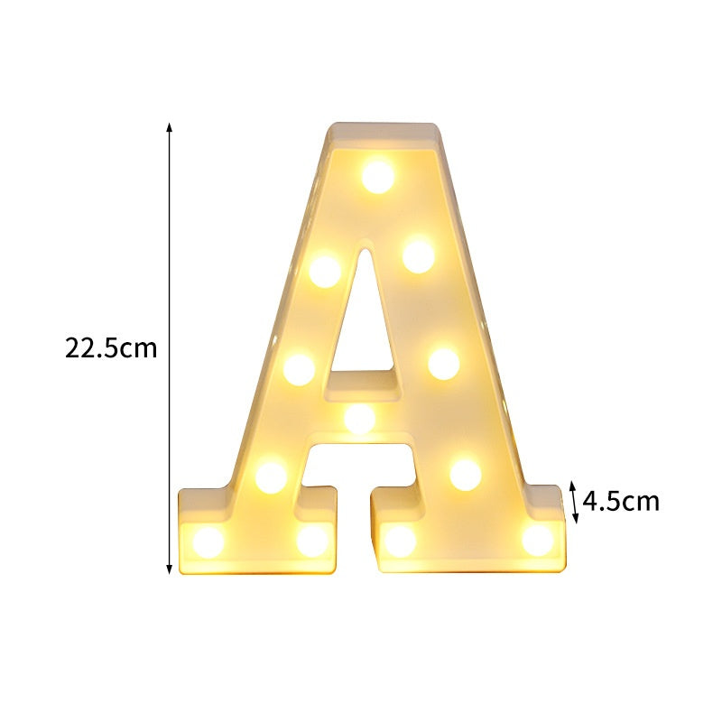 Proposition LED Signe lumineux avec joyeux anniversaire Une décoration romantique Glowing pour le
