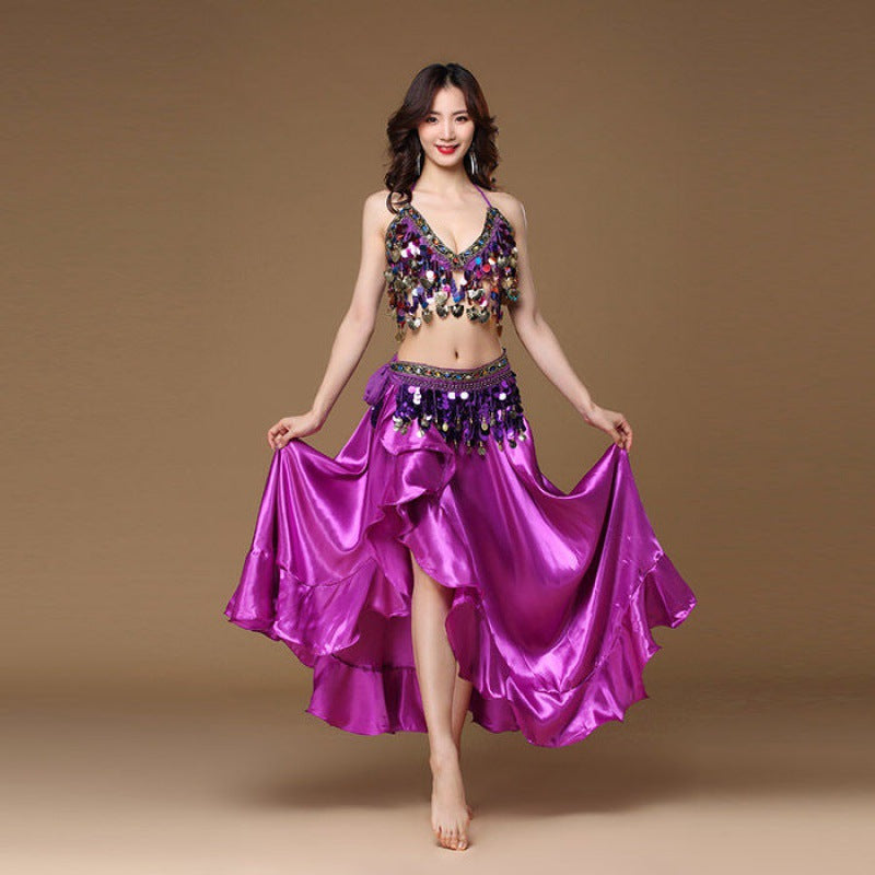 Danse Belly Performance Sexy Réunion annuelle indienne Étape Performance costume