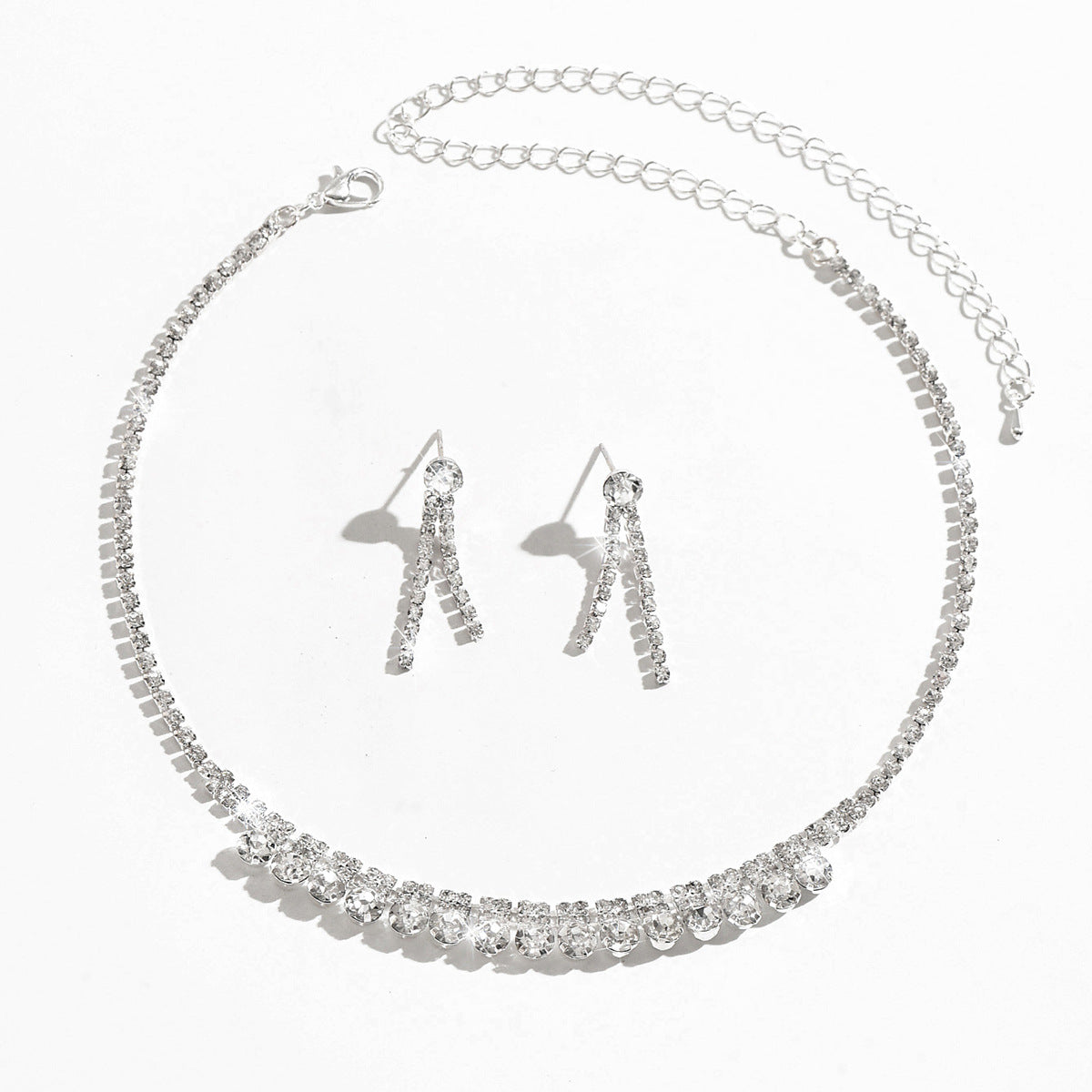Femmes Glamour Mariage 2 Pcs Ensemble de Strass