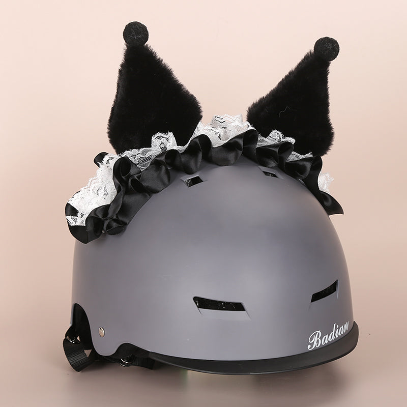 Mignon casque de dessin animé et couverture de chapeau