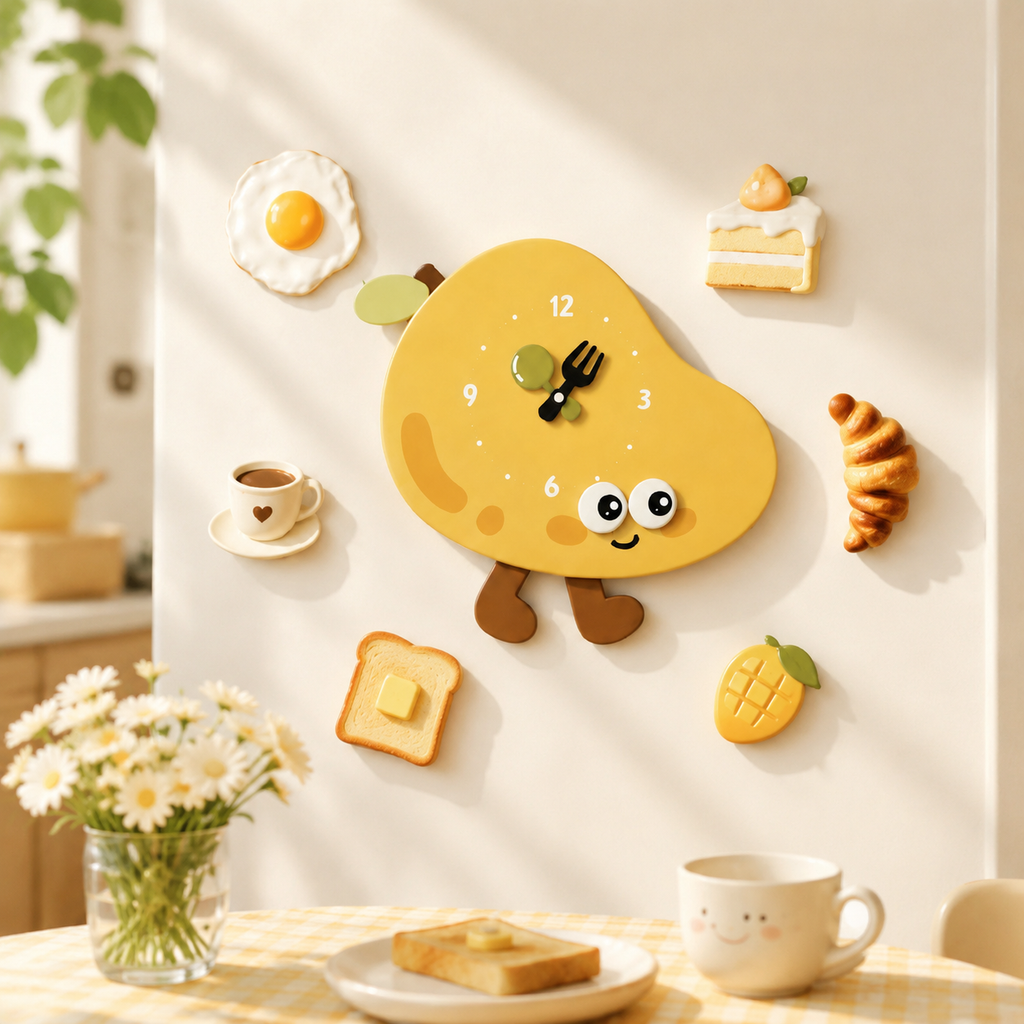 Mango Mignon Magnetic Fridge Horloge murale