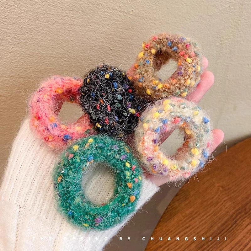 Simple Plush Hair Tie for Women