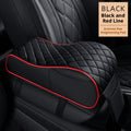 Boîte d'accoudoirs de voiture mat-noir + rouge-1 pièce