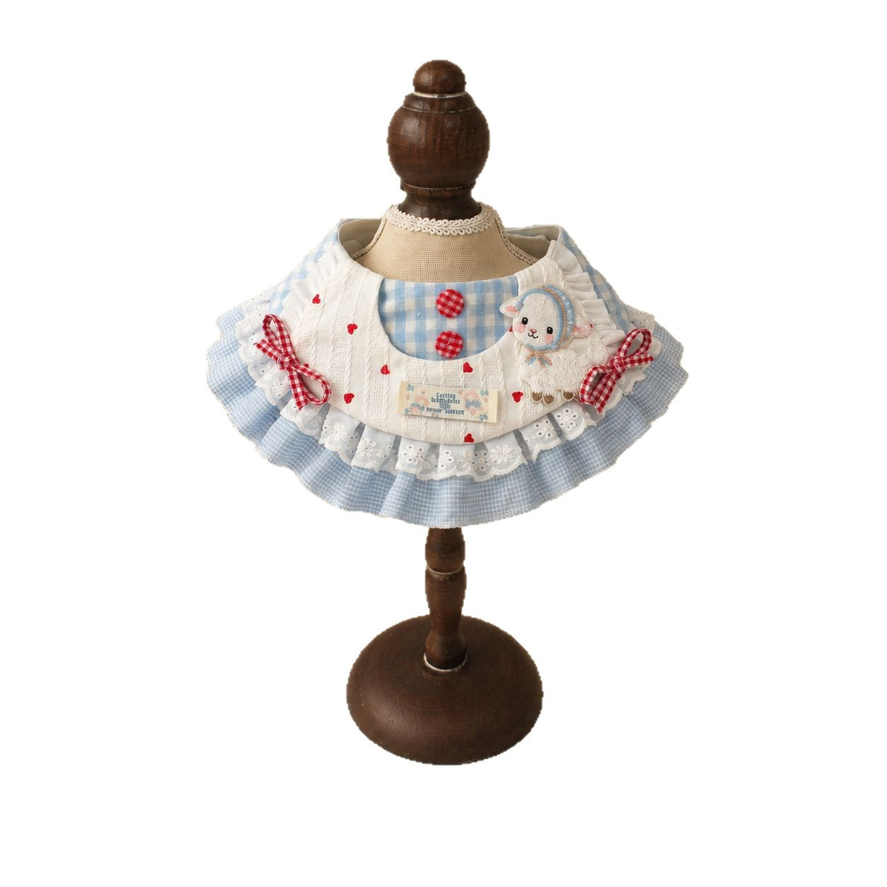 Bibard d'agneau mignon en dentelle de nœuds d'eau