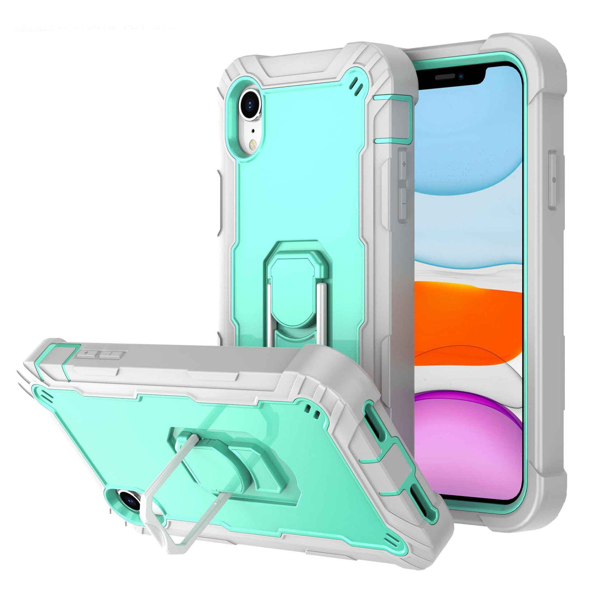Mode simple couleur pure boîtier de téléphone en silicone