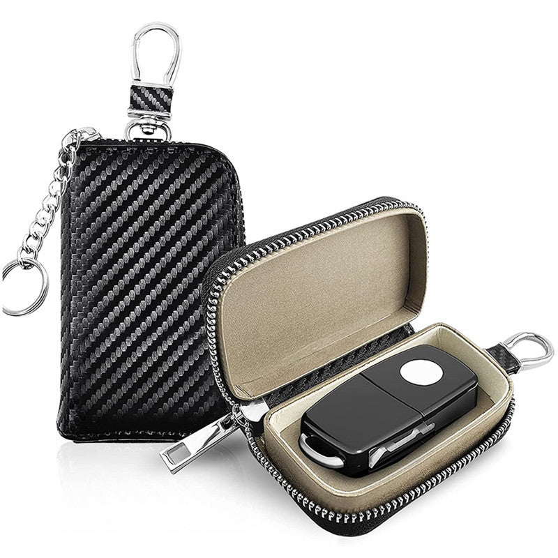 Bouclier de voiture Zipper en fibre de carbone boîte de clés