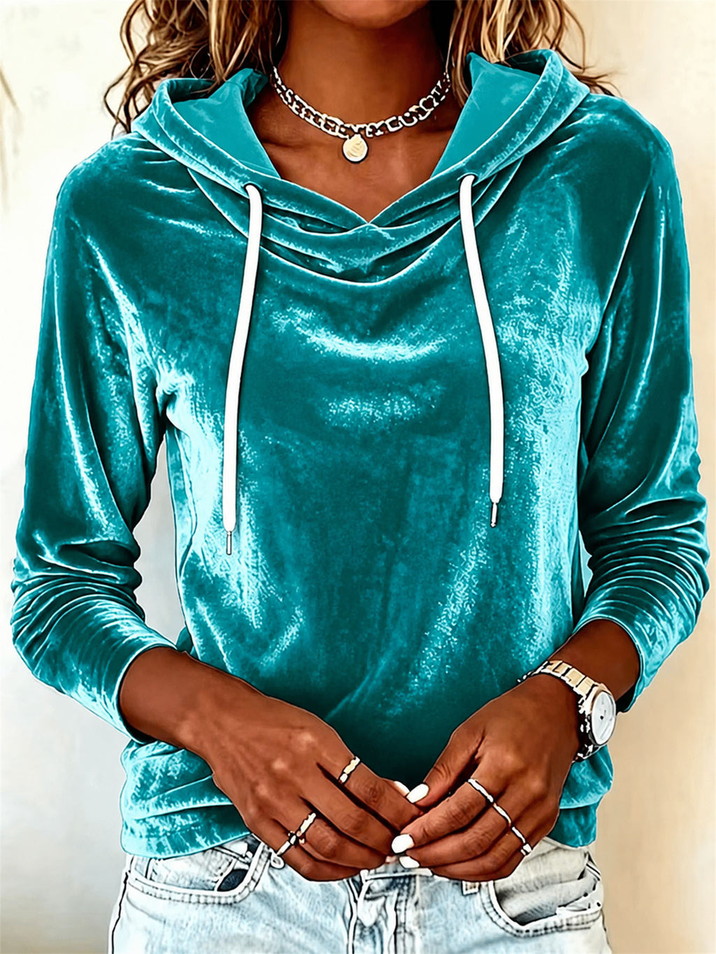 Polyester blouse
