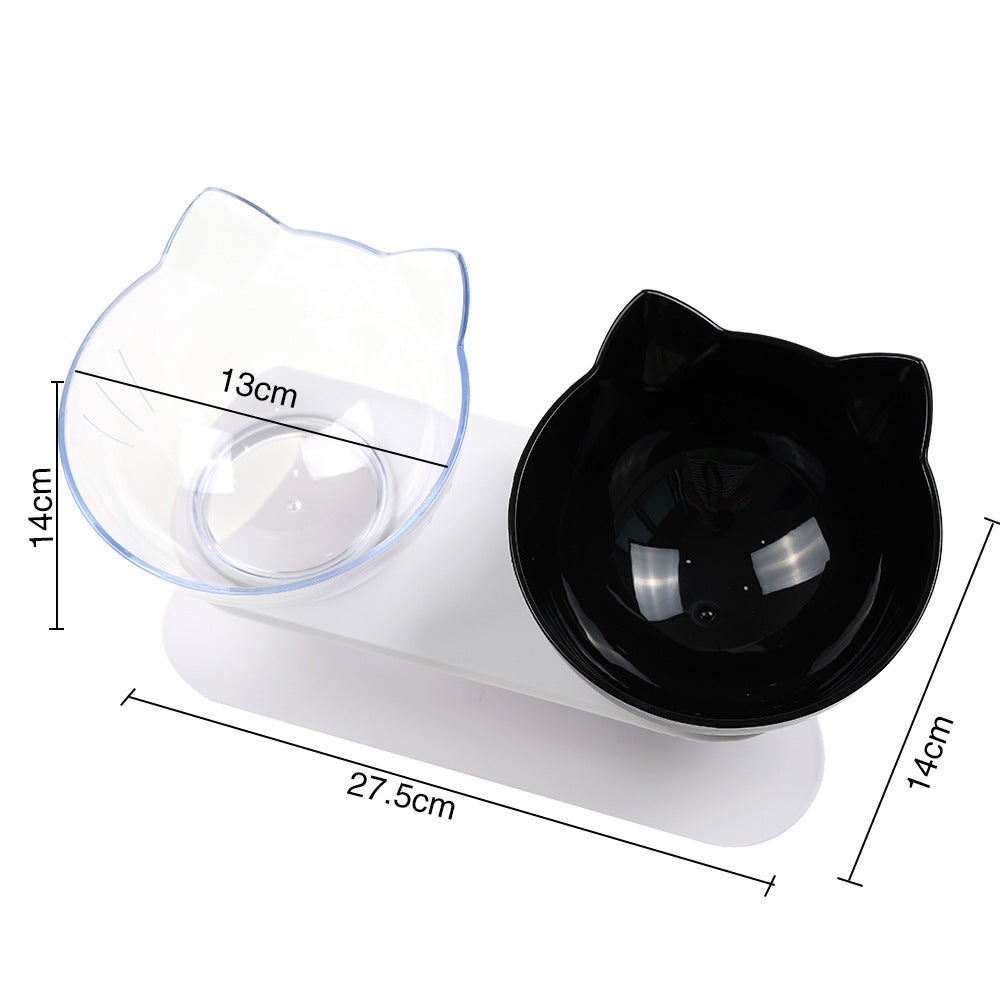 Kitten Bowl Pet Cervical Support Food Basin