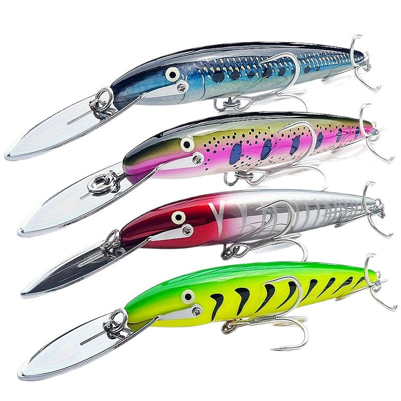 Tackle de pêche lumineuse de la langue de fer artisanale
