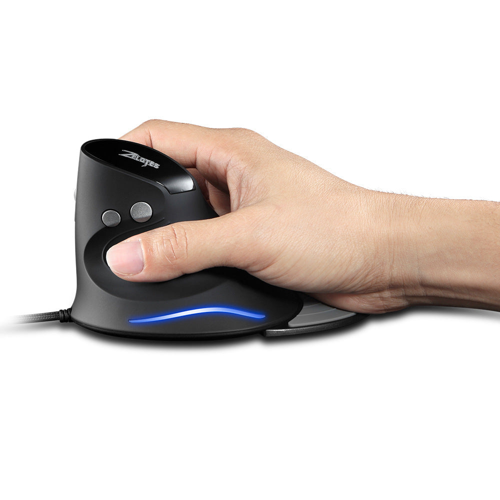 Type d'escargot à souris verticale Livre de notes ergonomique Souris filaire de bureau