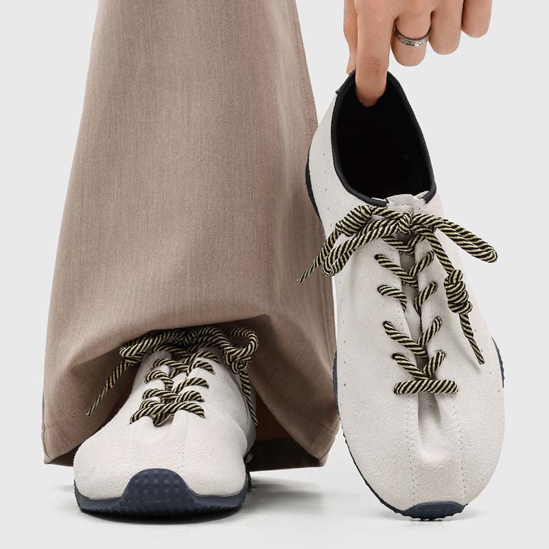 Chaussures décontractées de sport retro à semelle épaisse