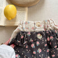 Short de coton lavé d'été Pantalon de fille