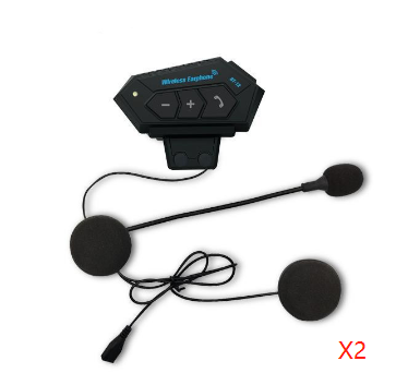 Casque de moto Bluetooth casque sans fil intégré tout-en-un