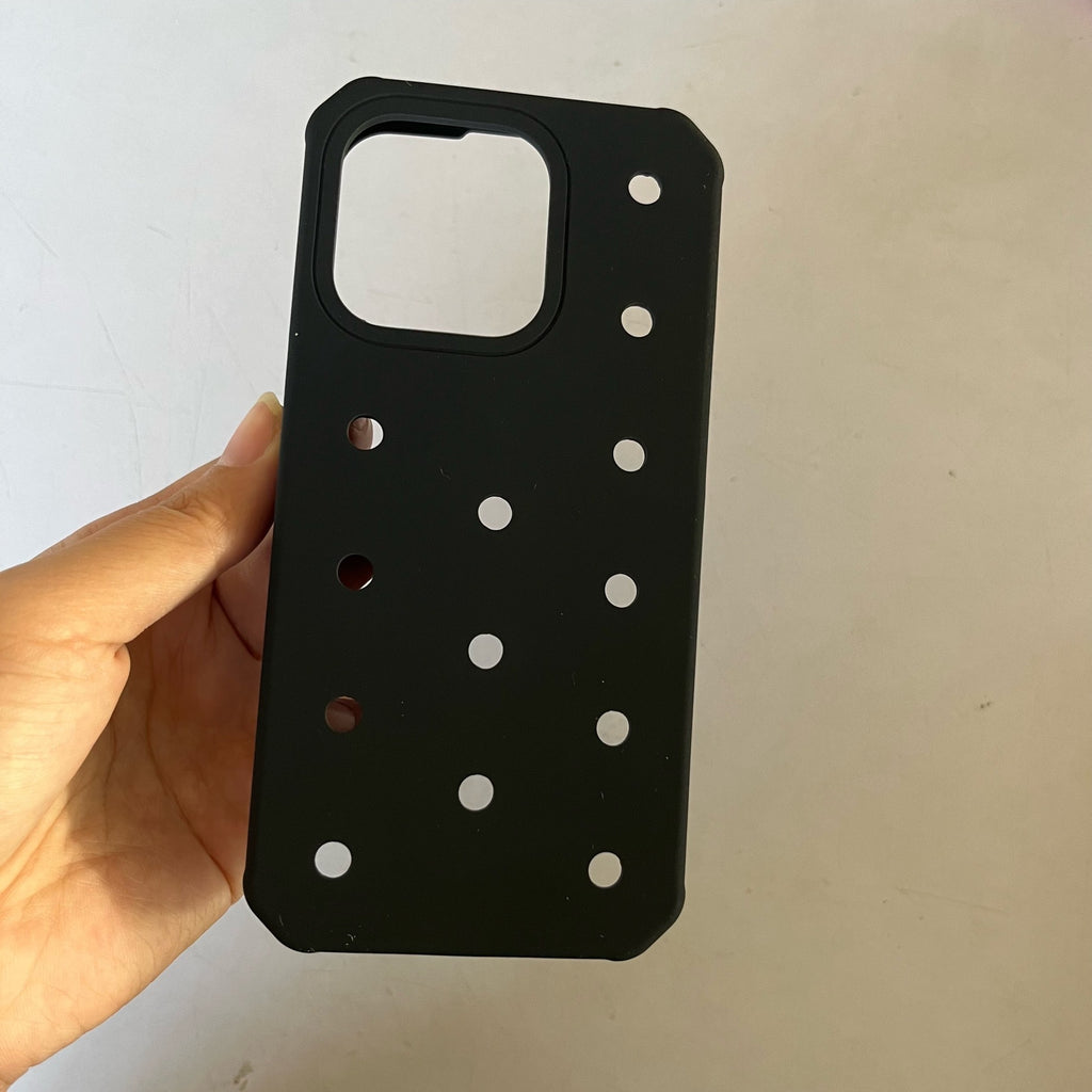 Convient pour 11 16Plus trou bricolage shoe Buckle modèle boîtier de téléphone en silicone