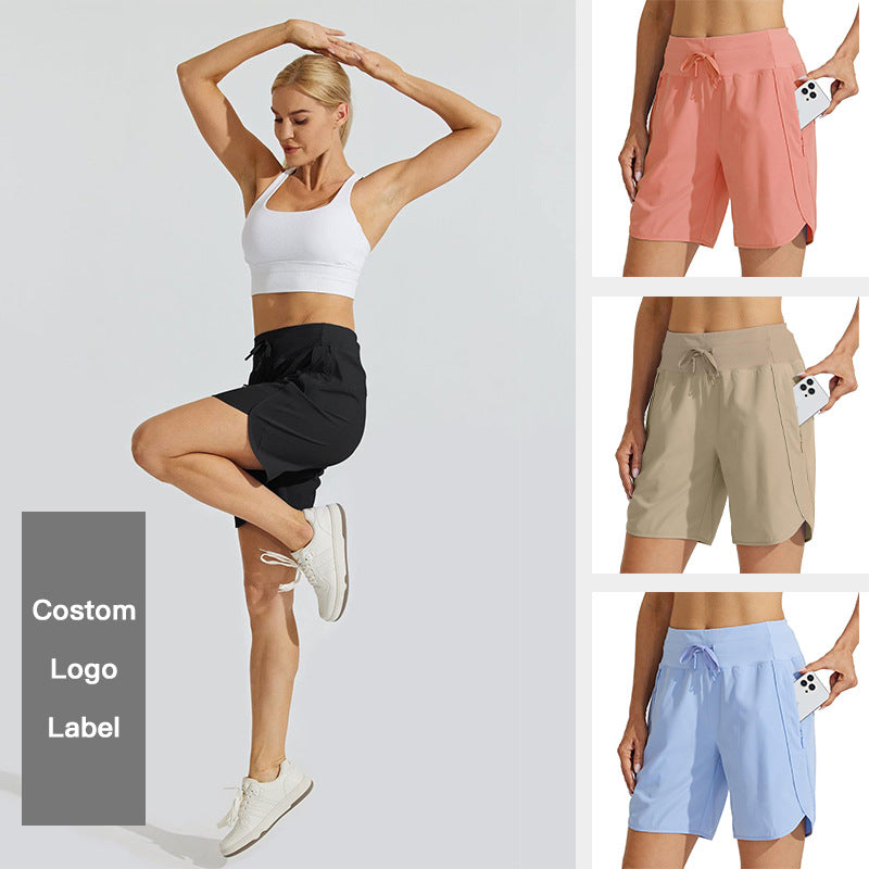 Sports pour femmes Courir Shorts occasionnels Exercice Randonnée Shorts de sport à haute portée