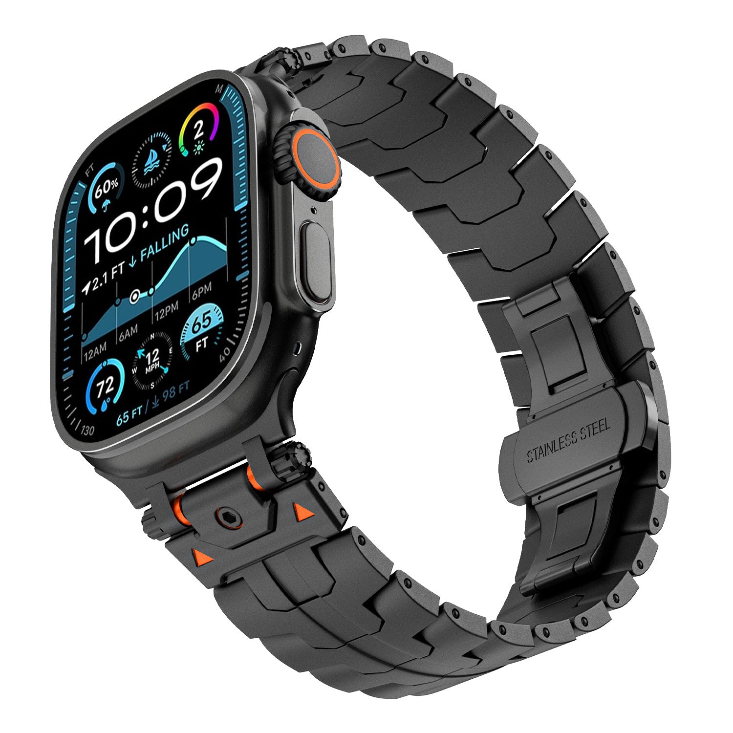 Bracelet en acier inoxydable polyvalent pour montre Ultra
