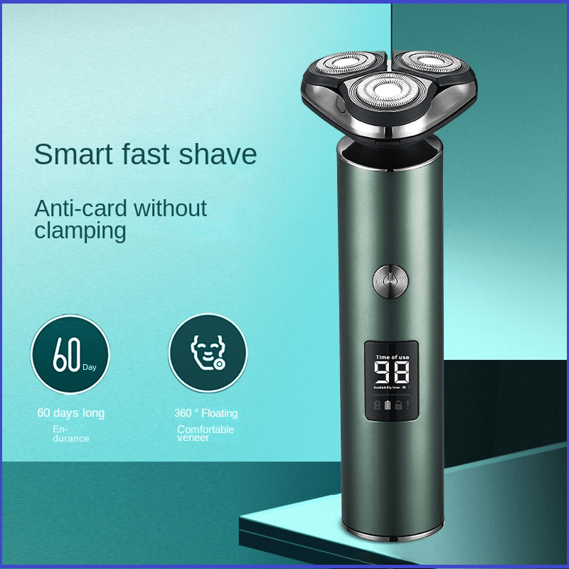 Rasoir électrique homme triple tête rasoir Voyage portable lavable