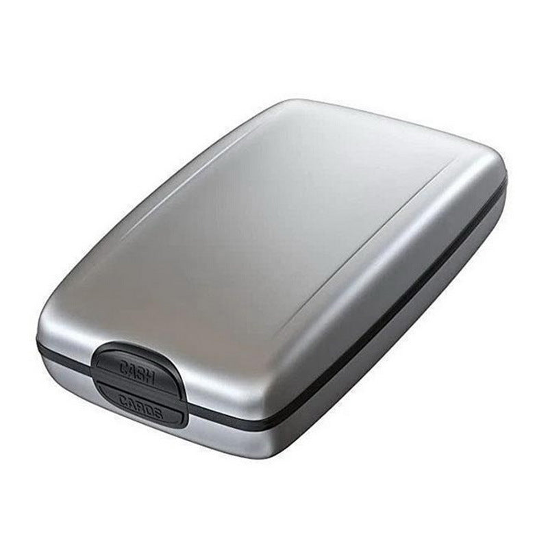 Porte-carte bancaire en aluminium
