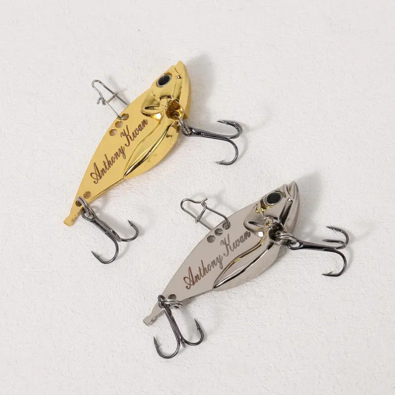 Pendentif personnalisé engravé Fishhook Pêche Lure Pendentif