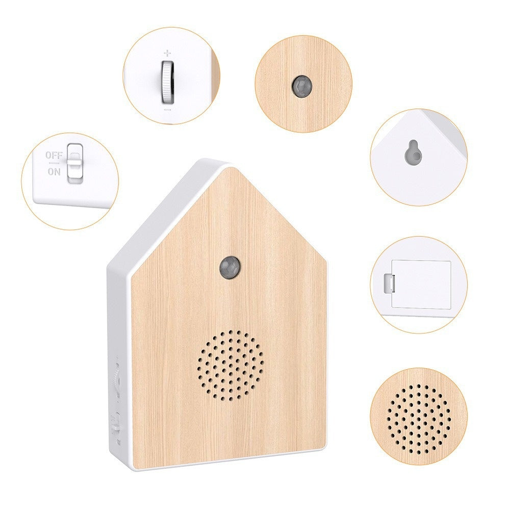 Creative Birdhouse Music Box Lecteur audio de chanson d'oiseau activé par le mouvement