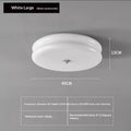 Lumière de plafond en verre de crème pour l'entrée ou le balcon