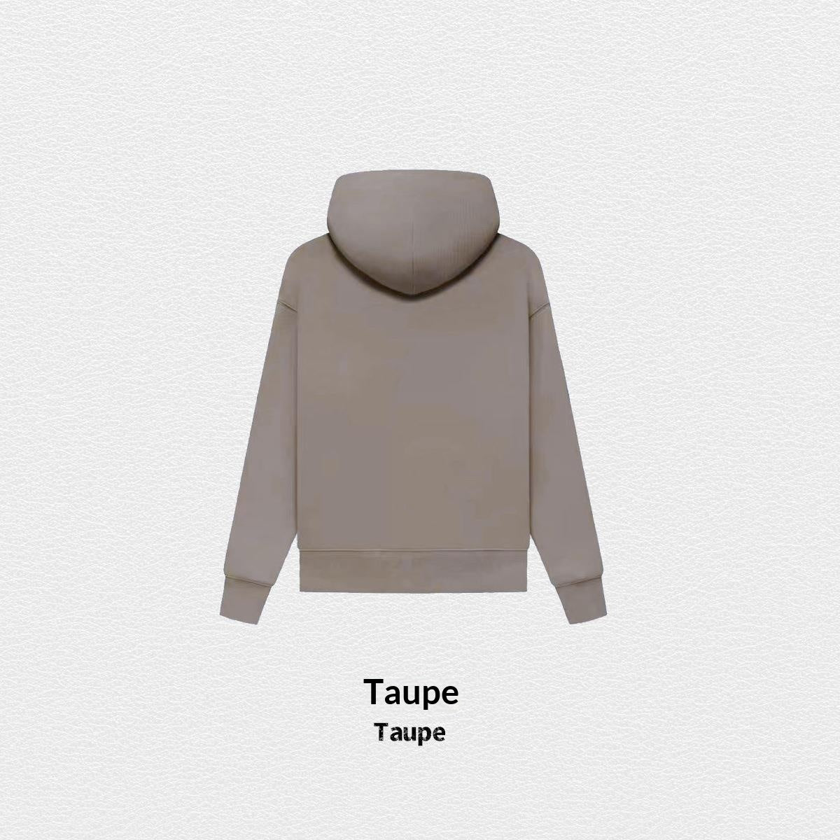 Hoodie d'automne de couleur solide doublée de polaire