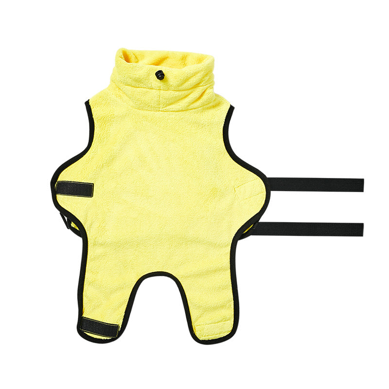 Serviette pour animaux de compagnie épais microfibre absorbant peignoir