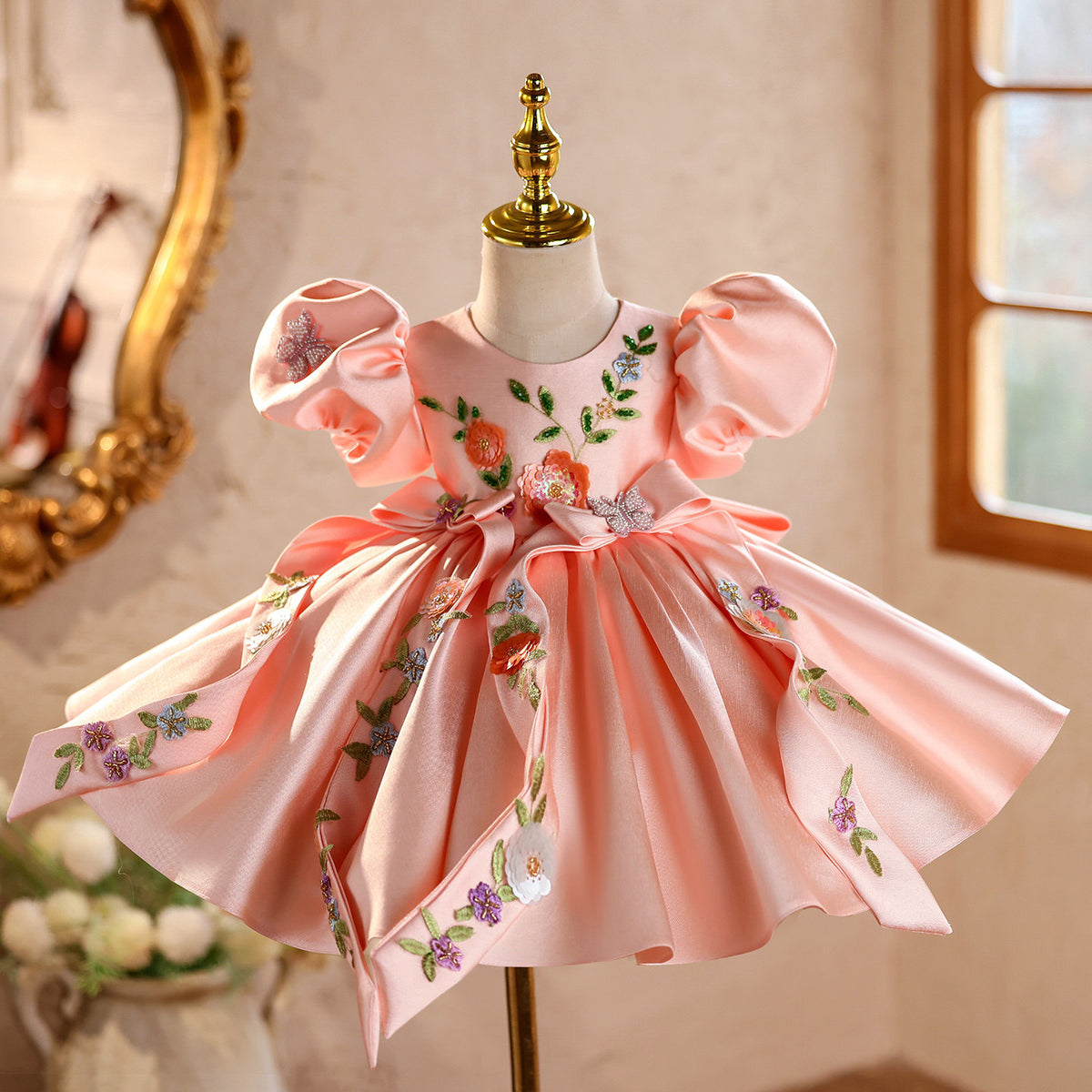 Costume d'anniversaire pour enfants Princesse Robe de Piano Performance