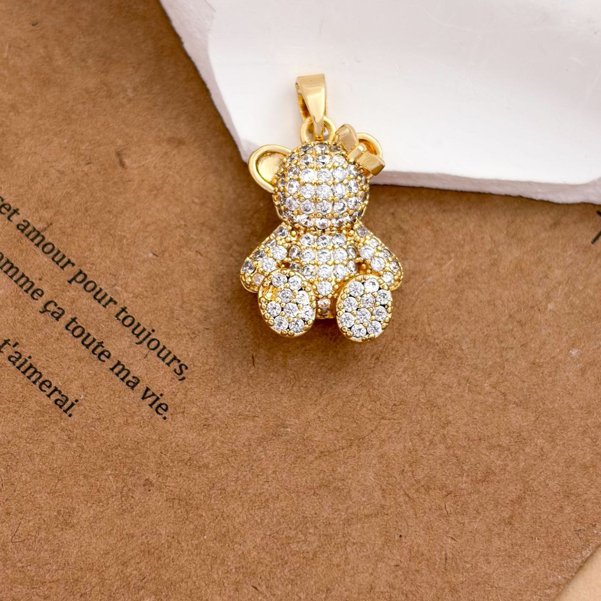 Pendentif et accessoires pour bijoux pour petits ours mignons