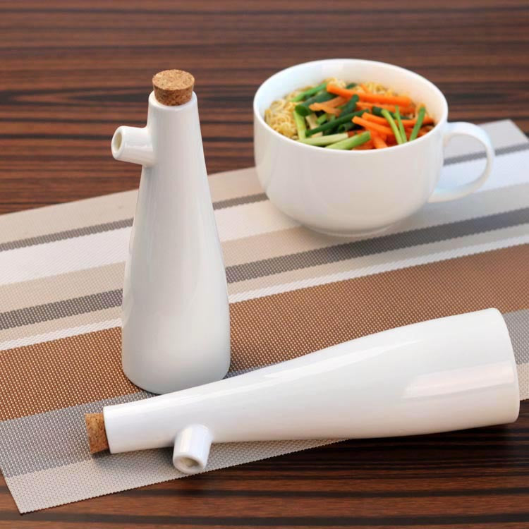 Bouteille d'assaisonnement de cuisine en céramique