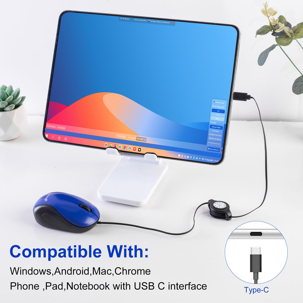 Mini souris pour téléphones tablettes et ordinateurs portables