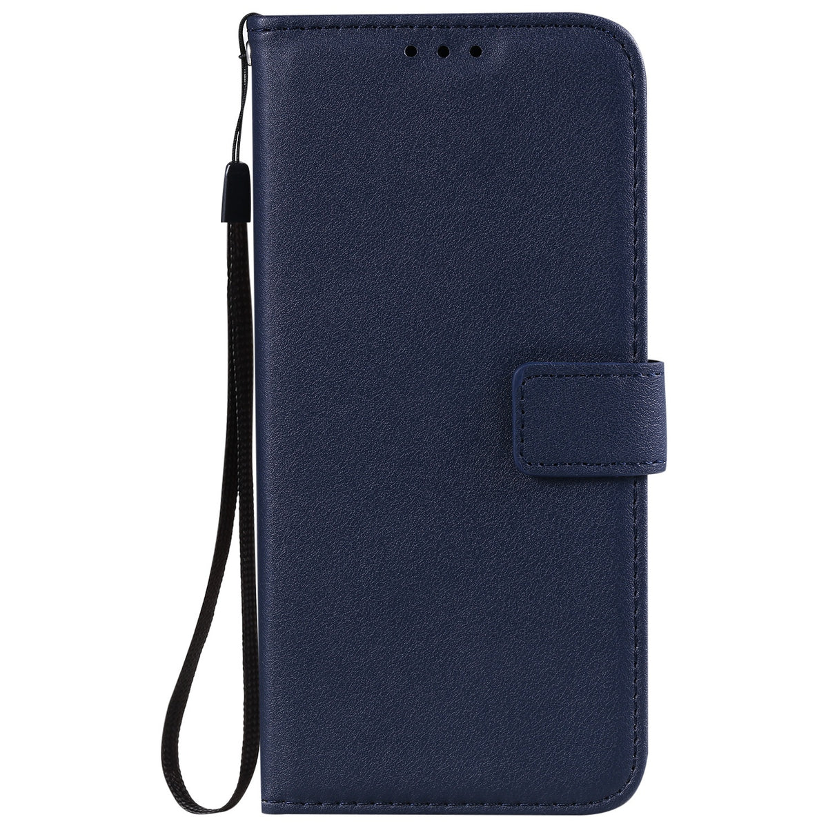 Solid Color Business cuir Flip carte étui de téléphone