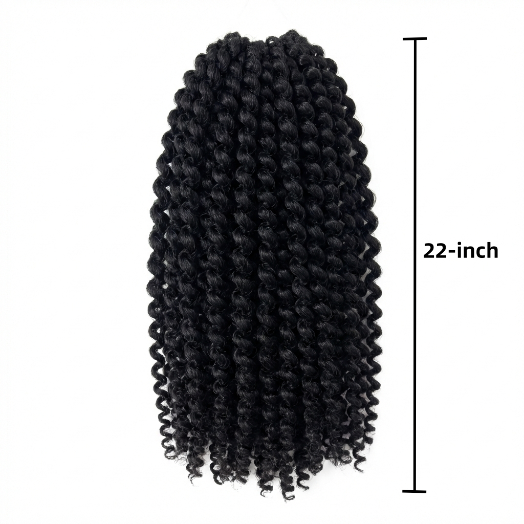 Wave de l'eau Crochet tressage cheveux LongBohemian Curly Style approprié pour les tresses papillon