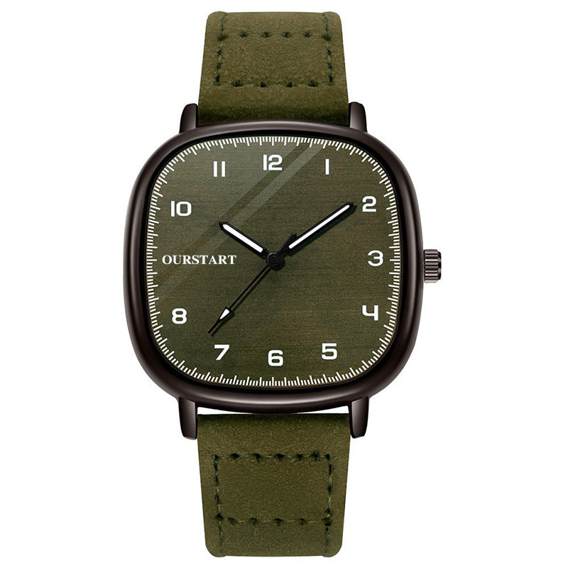 Montre étudiante Casual Digital Exam Quartz Suede Belt
