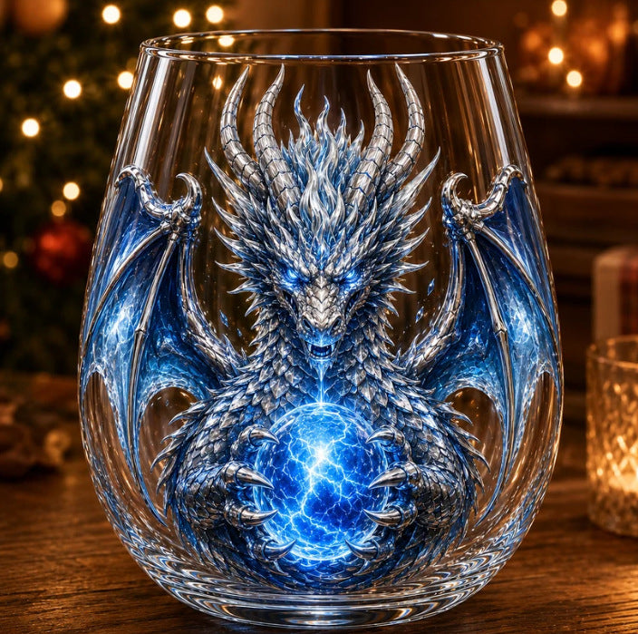 Dragon Spirit Treasure Pearl Illusion-Color Craft Cup